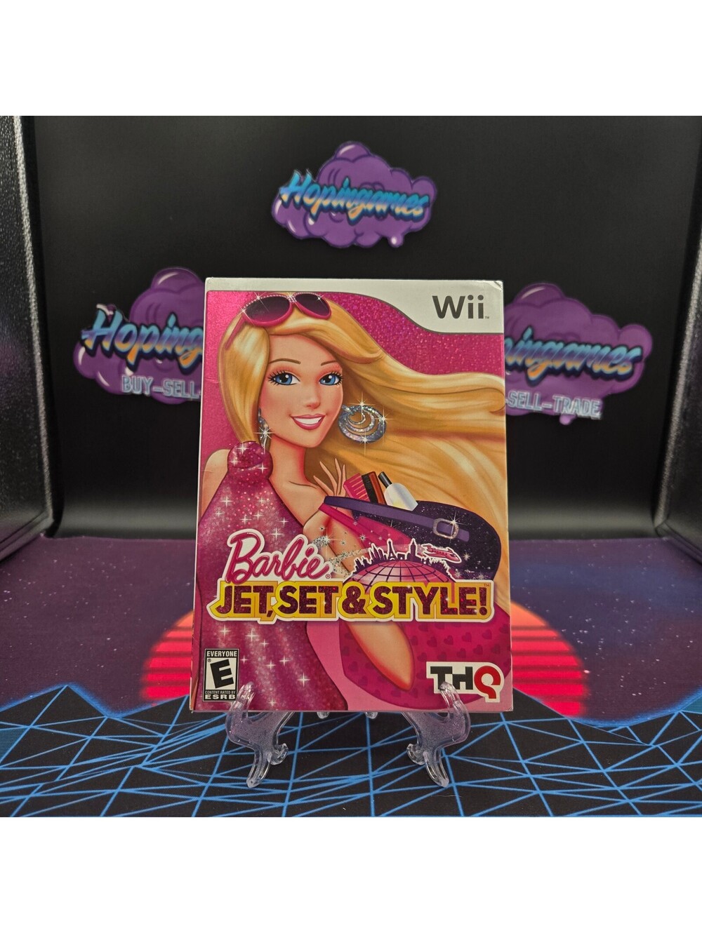Barbie Jet, Set & Style! (Wii, 2007) CIB